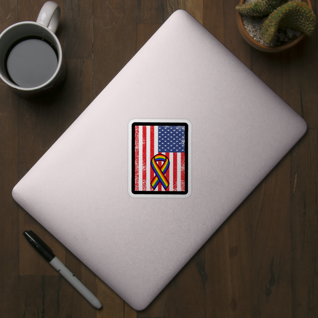 Gay american flag by cypryanus